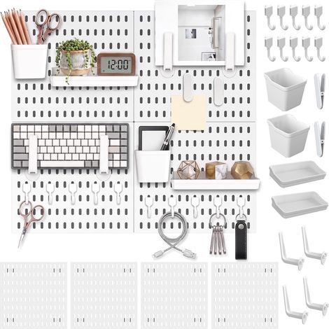 Lot de 4 tableaux enfichables de 30 x 30 cm + 20 accessoires pour le (1/5)