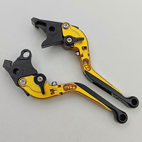 Guidon de frein et d'embrayage en alliage d'aluminium modifié (doré) pour HAYABUSA/GSXR1300 2008-2020 (1/4)