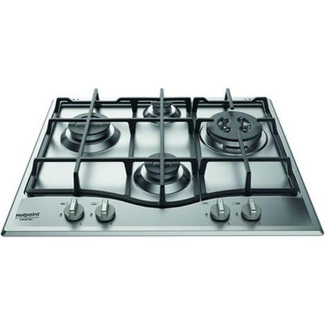 Hotpoint PCN 641 T/IX/HAR piano cottura Acciaio inossidabile Da incasso 60 cm Gas 4 Fornello(i) (1/10)