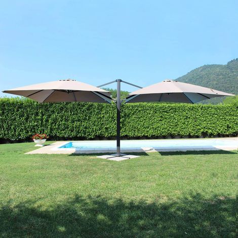 DA VINCI - ombrellone doppio da giardino (1/4)