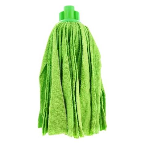 Fregona Ecologica Micro Fibra Tiras Planas Verde (1/5)