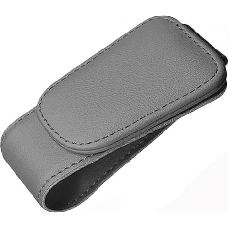 Pince à Lunette Auto Porte Lunettes pour en Cuir Porte Lunettes de Voiture Magnétique Clip de Support de Lunettes de Soleil Pare (1/5)