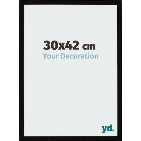 yd. - Cadre photo 30x42 - Noir Brillant - MDF - Bologna (1/5)