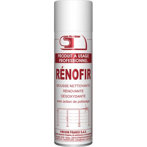 FIRCHIM   RENOFIR   Mousse nettoyante renovante desoxydante avec action de polissage