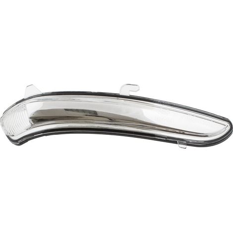 Indicatore di direzione destro nello specchietto retrovisore della Peugeot 208 del 2012.