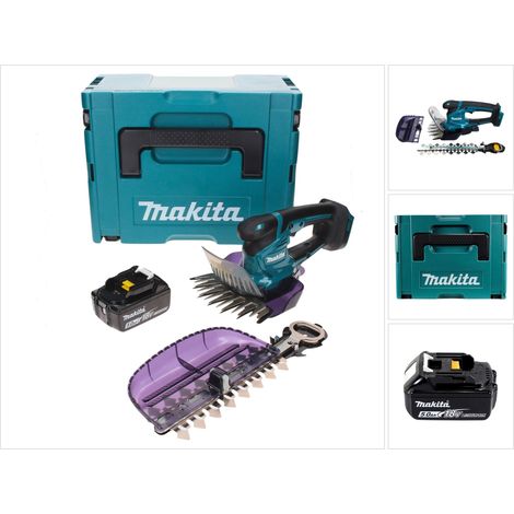 Makita DUM 604 T1XJ Akku Grasschere 18 V mit Gras- und Strauchscherblatt + 1x Akku 5,0 Ah + Makpac - ohne Ladegerät (1/5)
