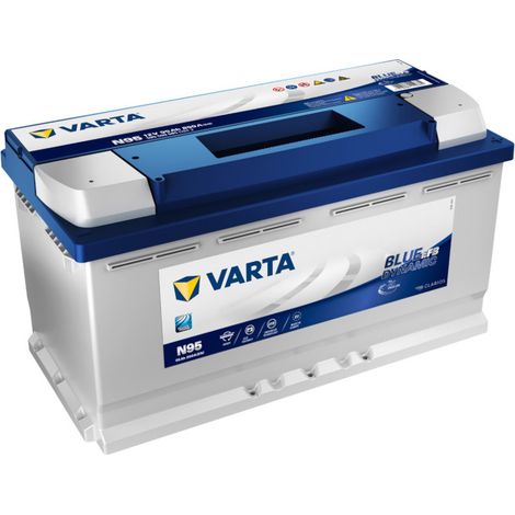 Varta – Batterie de voiture EFB 12V 95Ah 850A – Technologie Start/Stop – Longueur 353mm – Entretien sans – Pour véhicules légers et camionnettes