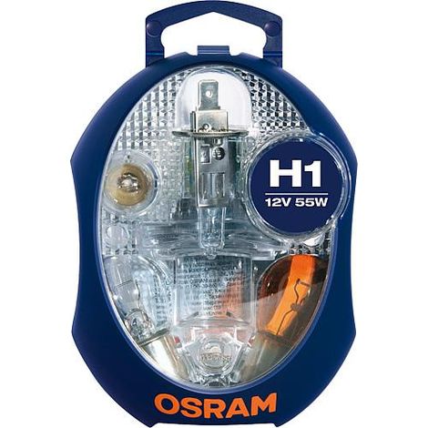 Coffret ampoules de rechange MINIBOX H1 12V Osram CLKH1 (1/8)