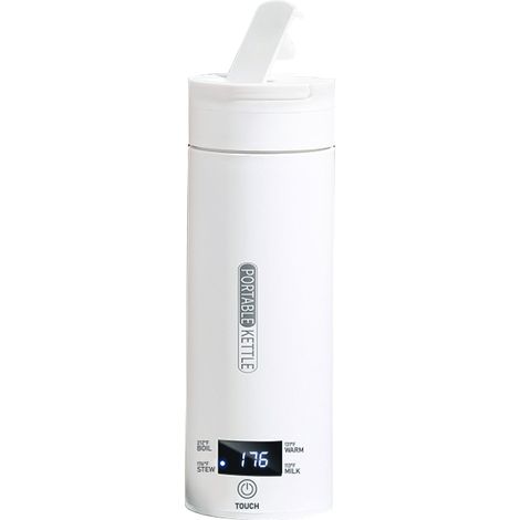 Bouilloire de voyage à ébullition rapide, bouilloire portable avec 4 réglages de température, écran LCD avec arrêt automatique, protection contre la surchauffe et conception anti-fuite (1/5)