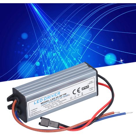 Transformateur d'alimentation pour luminaire LED, AC95-265V/DC75-126V tension constante 300mA, connecteur DIY pour pilote d'alimentation. (1/5)