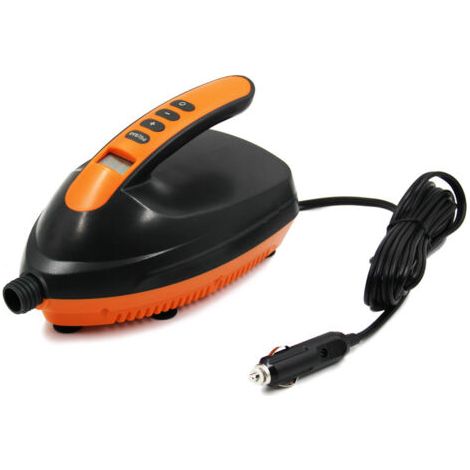Pompe à Air pour Paddle Haute Pression 16 psi, Gonfleur pour Sup avec Connecteur Allume-Cigare et Arrêt Automatique, Vitesse de Gonflage 70 L/mins, pour Bateau Gonflable Kayak Matelas Tente (1/5)