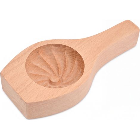 Moule à brioches vapeur en bois Irovami : Moule à baozi (boulettes, gâteaux de lune) en bois massif robuste, 20,7 cm (8,15 pouces), couleur naturelle. (1/5)