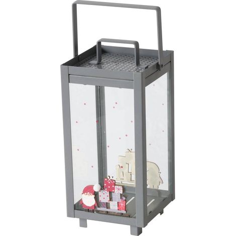 Weihnachtliche Laterne MONTI, 23 cm