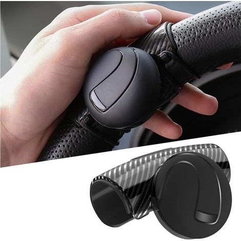 Bouton Volant-Voiture, Pommeau Volant Direction, Bouton De Direction À Usage Intensif Ballon De Commande Volant Commande Auxiliaire De La Poignée D'appoint, Bouton Auxiliaire Volant(Noir)