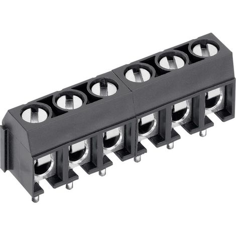 PTR Hartmann 50500050134G Schraubklemmblock 1.50 mm² Polzahl 5 Grau 1 St.
