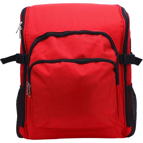 Zaino portautensili Yinhing 45x32x19cm, grande capacità, tessuto Oxford 1000D, articoli per la casa, borsa portaoggetti multiuso, elegante design blu (rosso)