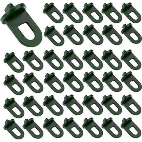 Lot de 50 pinces de serre avec fixation extra-forte et œillets - (1/5)