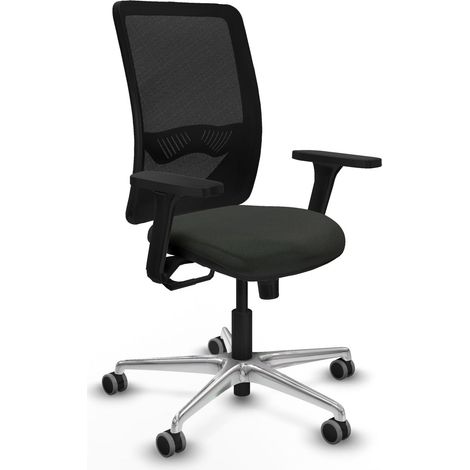 Silla de oficina piqueras y crespo Zulema negro aluminio (1/2)