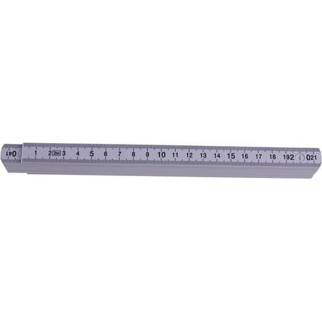 Mètre ruban pliable LEVIOR 2 m - plastique 13220.01