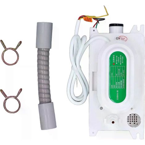 Pompe automatique de relevage et de démontage des condensats pour systèmes de chauffage, ventilation et climatisation, débit de 100 litres/heure, réservoir d'eau de 500 ml, compatible avec les déshumi (1/5)