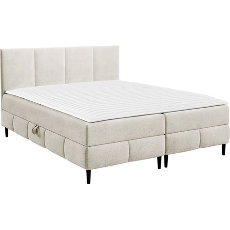 Cama continental Rivus I, Coral 15, Doble, Continental, 200x200, Tapiz, Somieres, 202x206x88cm