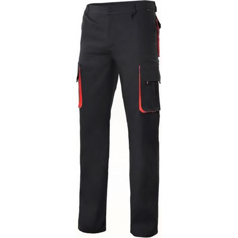 Pantalones de trabajo Velilla 103004 - 58 (EU) - Negro /Naranja