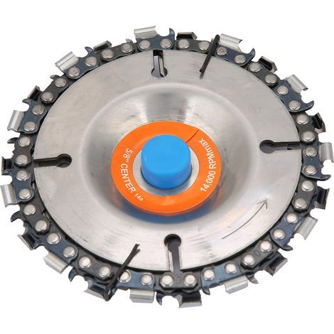 4" 22 Tooth Chain Disc Woodworking Chain Wheel for 100/115mm Angle Grinder