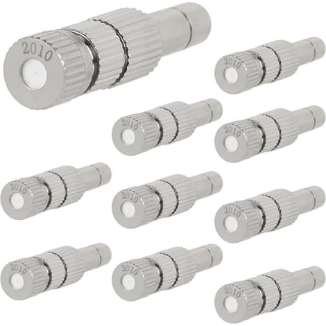 10 x Buse Brumisateur 0,2 mm avec Filtre pour Connecteur 6 mm (1/5)