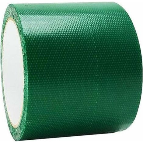 Nastro speciale per la riparazione di teloni - Impermeabile - Nastro adesivo per la riparazione di teloni - Per tende da sole - Larghezza: 8 cm - Lunghezza: 500 cm - Verde (1/5)