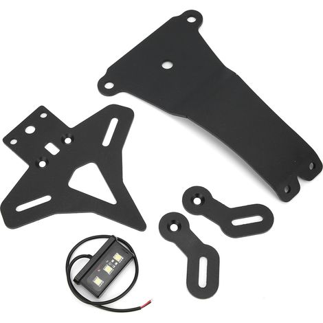 Support de plaque d'immatriculation moto avec éclairage LED pour DUCATI Scrambler Cafe Racer 800 (2019-2022) - Éliminateur de garde-boue (1/5)