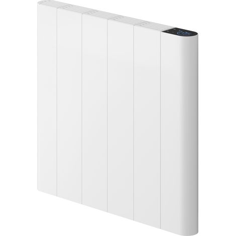 Reina Maia Designer Electric Horizontal Radiator 500mm H x 544mm W - White (1/5)