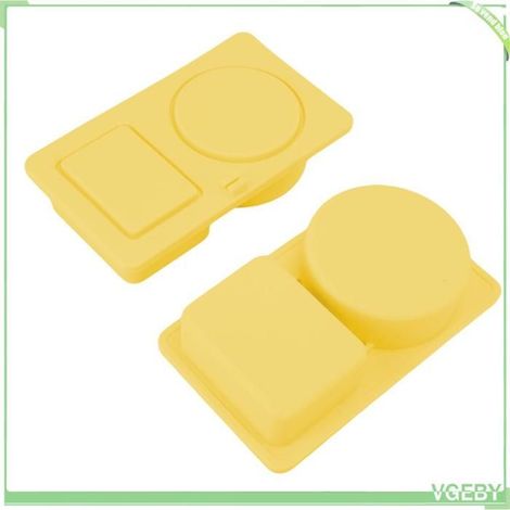 Coffret de Rangement Snack - FAFEICY - 2 Boîtes Silicone - Double Compartiment - Couleur Jaune - Réutilisable (1/5)