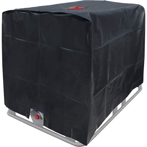 Housse de protection étanche pour conteneur IBC 1000 L, 120 x 100 x 116 cm (1/5)