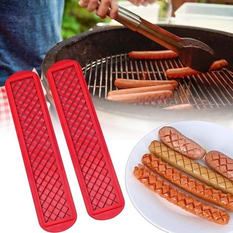 2 outils pour couper les saucisses, coupe-saucisses en croix, trancheuse, accessoire pour barbecue (1/5)