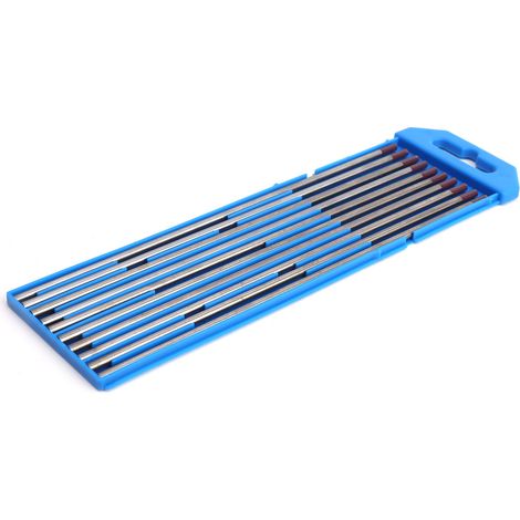 10 baguettes de soudage WES TIG à électrode de tungstène à pointe violette, 0,13 x 6,9 pouces.