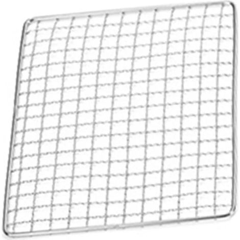 Grille de barbecue en acier inoxydable avec charbon de bois (1/5)