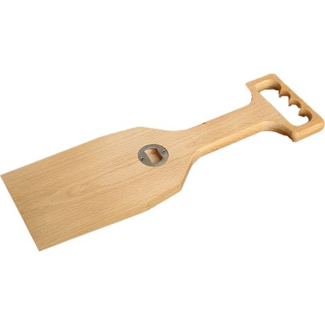 Shovel Barbecue En Bois - Pour Nettoyage Et Manipulation Des Grilles De Grill - Usage Extérieur Et Intérieur - 1 Pièce (1/5)
