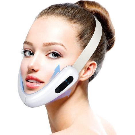 Mikrostrom, farbiges Licht, Schlankheitsbehandlung, EMS-Gesichtsvibrationsmessgerät, Facelift-Messgerät, Masseter-Schlankheitsgerät, Schönheitsinstrument – ​​AquaForge