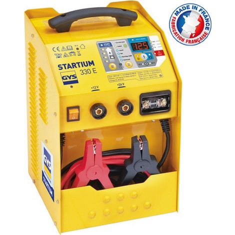 GYS STARTIUM 330E 026469 Caricatore automatico, Sistema di accensione rapido 12 V, 24 V 5 A, 10 A, 15 A, 25 A 5 A, 10 A, (1/2)