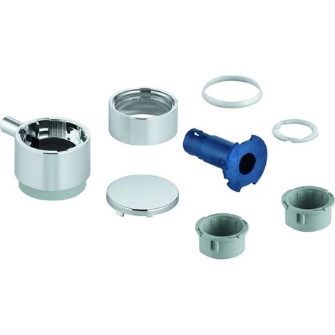 Grohe Absperrgriff Aquadimmer für Thermostat-Fertigmontageset, rund, Chrom, 49165000 (1/2)