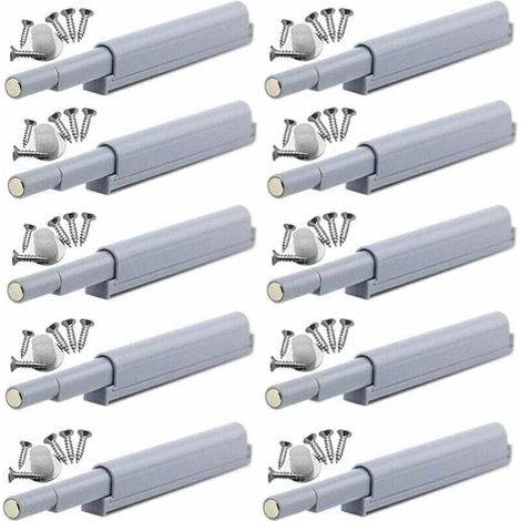 Appuyez pour ouvrir magnétique loquets Fermetures magnétiques , XU,push-open ouvre et ferme la porte avec une simple pression (10 pièces) - (1/4)