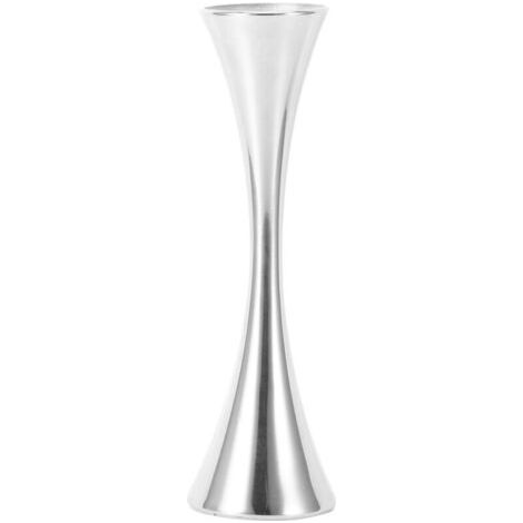 Vase à fleurs en acier inoxydable, composition florale moderne, décoration de table de mariage individuelle