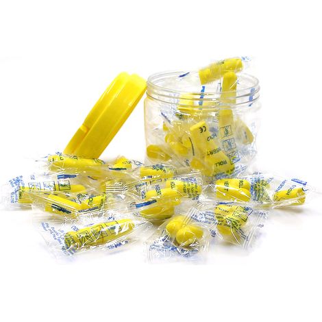 30 Paires de Bouchons d'Oreille Anti-Bruit, Confortables pour le Sommeil et la Concentration (1/5)