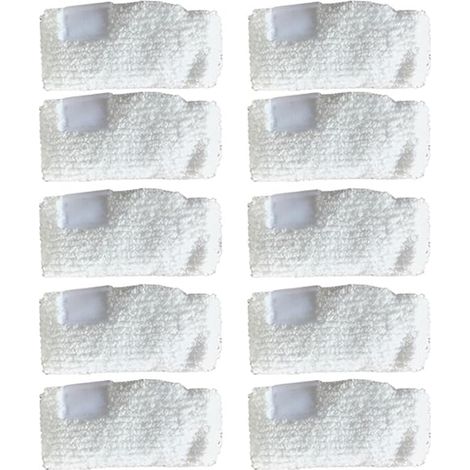 Almohadillas de microfibra para fregona, compatibles con SC2/SC3/SC4/SC5, CTK10 y CTK20 – 10 unidades – Rápida absorción – Limpieza intensiva (1/3)