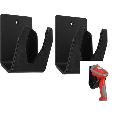 Lot De 2 Supports Mural Universels pour Lecteurs De Codes-Barres avec Et sans Fil Support Réglable en Plastique Compact pour Entrepôts Commerces Et Points De Vente Installation Facile avec Vis (1/5)