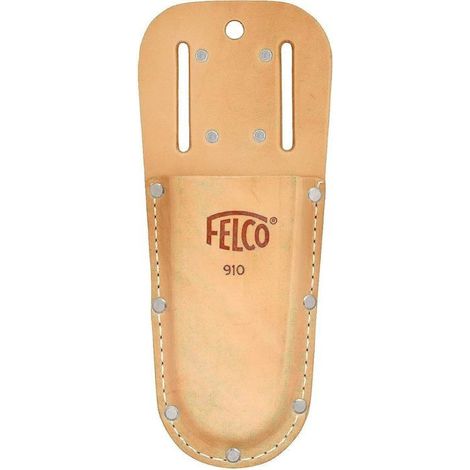 Filiyano-Étui pour sécateur - FELCO - 910 - Cuir véritable - Fixation ceinture - Système de serrage Camel (1/4)