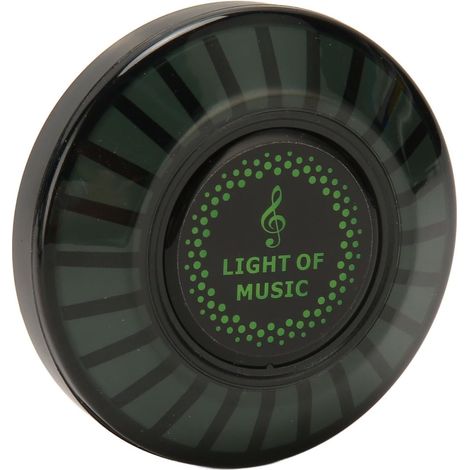 Lampe de Capage de Son d'Aromathérapie de Voiture, Lumière RVB RVB Microphone Haute Sensibilité, Contrôle par Application Mobile, avec Tablettes de Parfum, Verse (1/4)