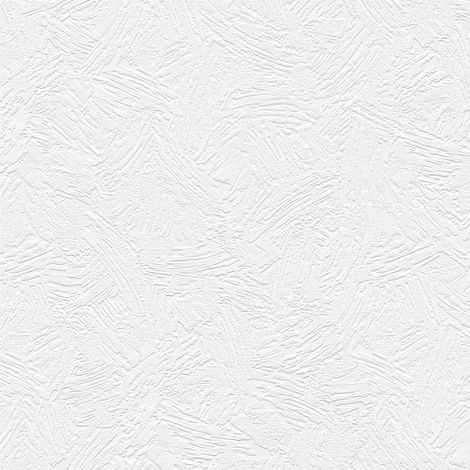 A.S. Creations – Papier peint uni intissé blanc – Pour couloir, chambre, salon – Style structures – Largeur 53cm – Résistant à l'humidité (1/2)