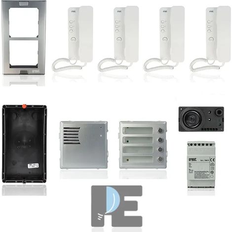 URMET 1150/304 - KIT Citofonico Quadrifamiliare URMET Sinthesi