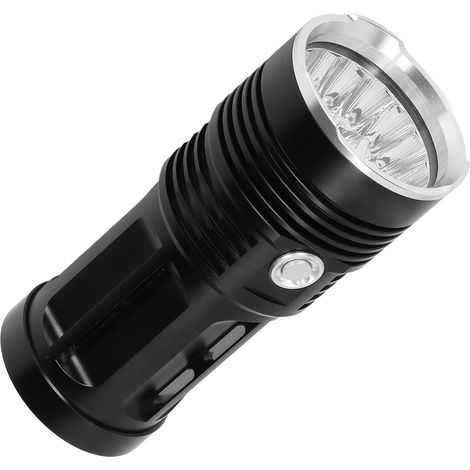Lampe Torche LED 10000LM Ultra Lumineuse, Imperméable, Légère et Portable pour Longue Portée (1/5)